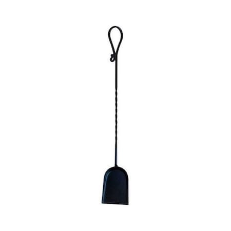 15510 Black Twisted Steel Fireplace Shovel